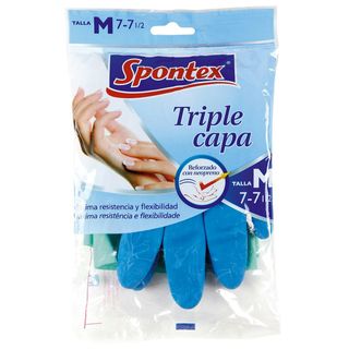 Guantes Triple Capa Spontex Talla M Talla Bolsa 1 Ud (46144)