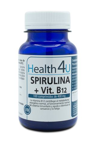 H4U Spirulina + Vitamina B12 5794654 100Ud