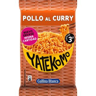 Fideos Yatekomo Curry, Paquete 82 G