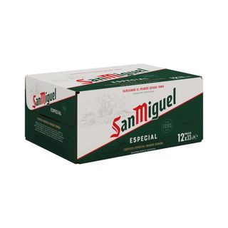 Cerveza San Miguel Lata 33 Cl. Pack 12 Unds