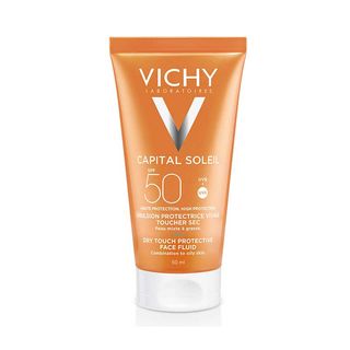Emulsión Solar Facial Tacto Seco Spf50 Vichy, Tubo 50 Ml (3337871323622)