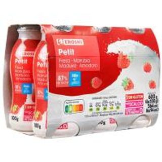 Bebida Eroski Petit Beber Fresa 6X100 Ml. (9170135)