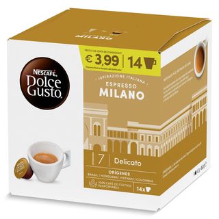Café En Cápsulas Espresso Milano Nescafé Dolce Gusto Caja 14 Unidades
