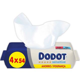 Toalhitas Bebé Sensitive Dodot (emb. 224 un (4 x 56 un))