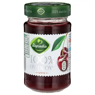 Rapsodia 100 % Owoców Wiśnia 220 g