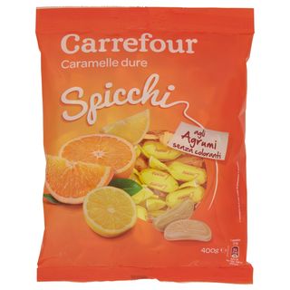 Carrefour Spicchi agli Agrumi Caramelle dure 400 g