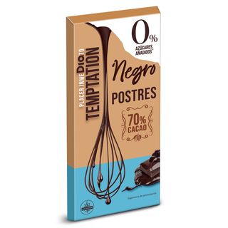 Chocolate Negro Para Postres Sin Azúcares Añadidos