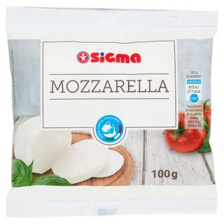 Mozzarella Sigma 100% Latte Italiano 100 G