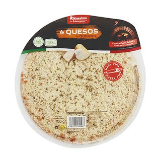 Pizza Cuatro Quesos Rikisssimo 400 G