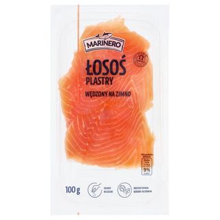 Marinero Łosoś plastry wędzony na zimno 100 g