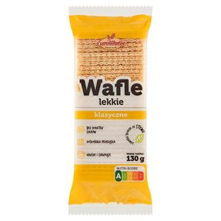 EuroWafel Wafle lekkie klasyczne, 130 g
