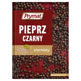 Prymat - Pieprz czarny ziarnisty - 20 g
