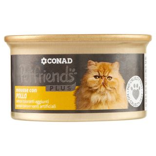 CONAD Petfriends Plus Mousse con Pollo 85 g - 8003170075290