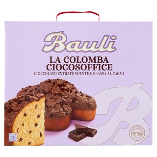 Bauli la Colomba Ciocosoffice Cioccolato Extrafondente e Glassa al Cacao 750 g