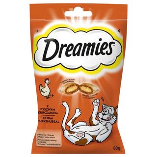 Dreamies Karma dla kota, snaki z kurczakiem, 60 g