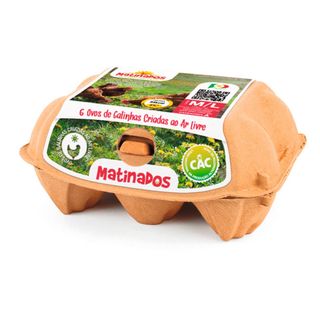 Ovos de Ar Livre Classe M/L Matinados (emb. 6 un)