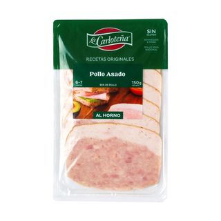 LA CARLOTEÑA Pollo Asado Loncheado Al Horno, 150G