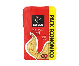 Pasta Pluma Nº 6 Gallo Paquete de 900 G.
