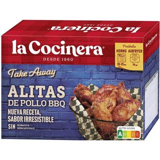 Alitas de pollo barbacoa La cocinera caja 300 g