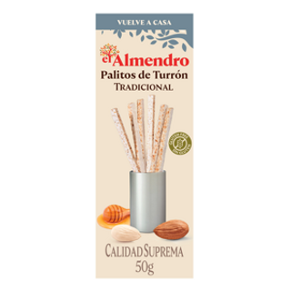 Palitos Turron Receta Tradicional 50g El Almendro