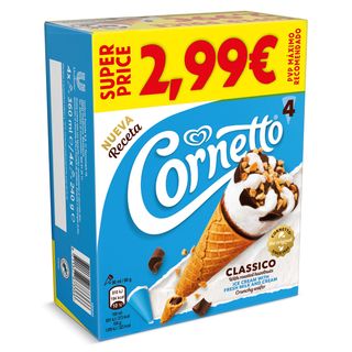 Cornetto 4 X 60 G