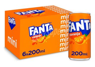 Fanta de naranja pack mini 6x20 cl