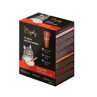48 sobres x 15 g Majesty Mix de snack líquido para gatos