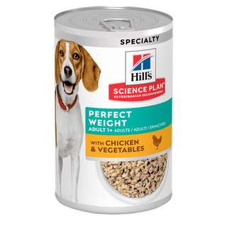 Hill'S Adult Perfect Weight Pollo Y Vegetales Lata Para Perros 0.36Kg