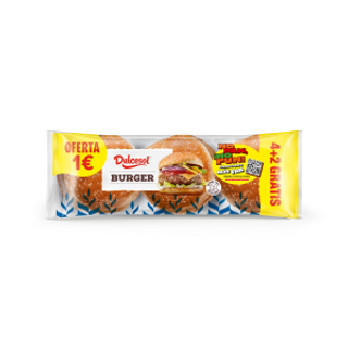 DULCESOL Burger  4 Unidades 320 Gr.