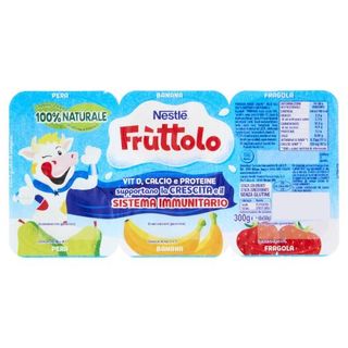 NESTLÉ FRUTTOLO Pera - Banana - Fragola 6x50g