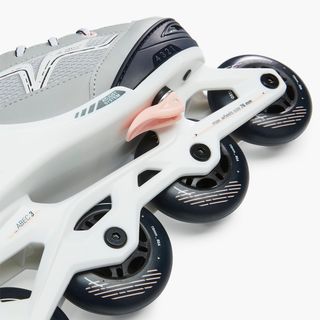 Patines Línea Niños Oxelo Roller Fitness Fit 3 Gris Claro 35/38 Gris