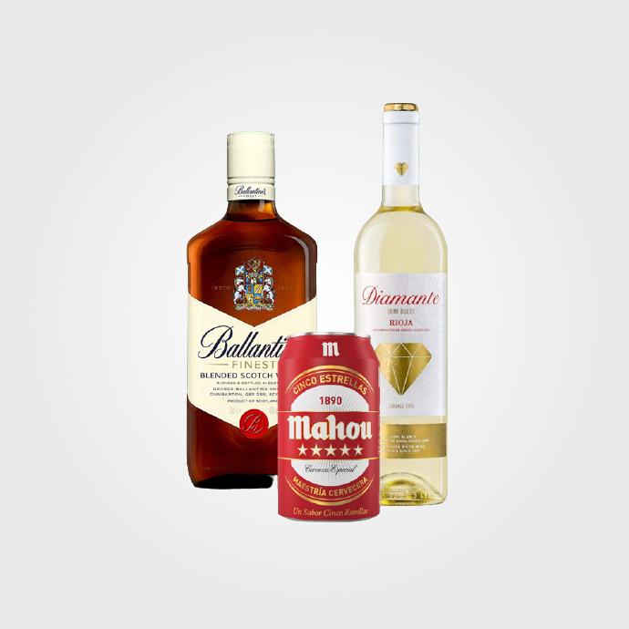 Cervezas, Destilados y Vinos