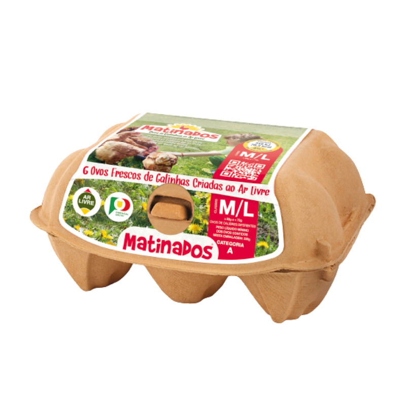 Matinados Ovos Classe M/L Ar Livre 6un