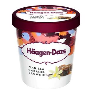 Häagen Dazs helado de vainilla, caramel y brownie 413 g
