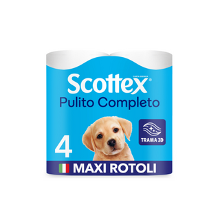 Scottex Pulito Completo Carta Igienica 4pz