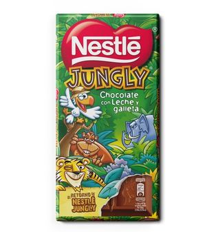 Chocolate Nestlé Jungly Leche-Galleta 125 G