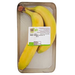 BIO Banane Cal. 14/21 Cat. I Vassoio 620g VERSO NATURA CONAD REP.DOMINICANA - 8003170055339