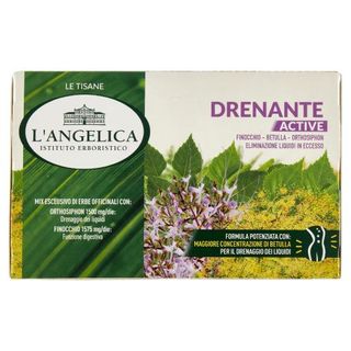 L'Angelica Le Tisane Drenante Active 18 Filtri 35,1 G - 158621