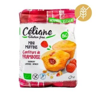 Céliane Mini Muffin Ai Lamponi Senza Glutine 200g