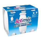 Leche Fermentada con Lcasei Sabor Natural Actimel de Danone 6 X 100 G.