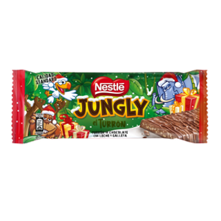 Turron Jungly Chocolate C/leche y Galleta 232gr Nestle