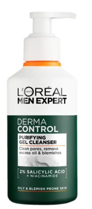 Loreal Men Expert  Derma Control, Żel do mycia twarzy
