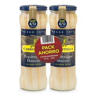 Esparragos 8-12 Carretilla Frasco Pack 2 P.E. 2x205 Gr. P.N. 2x370 Gr.