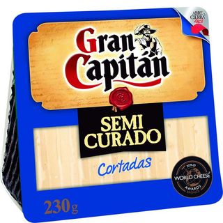 GRAN CAPITÁN Queso Semicurado Cortado 230 G