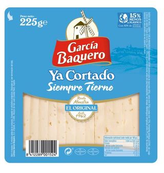 Queso García Baquero Tierno Ya Cortado 225 G