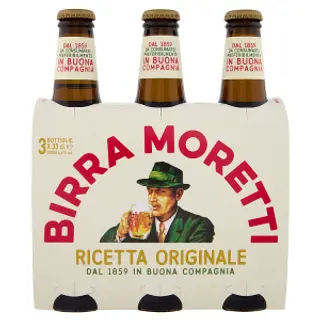 Birra Moretti Ricetta Originale 3 x 33 cl