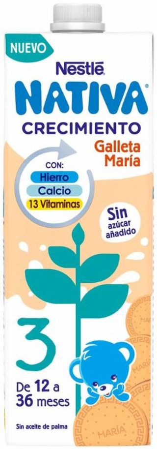 Leche Crecimiento Nativa3 Gall Nestle 1L