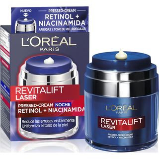 Crema Facial Revitalif Laser Noche Con Retinol + Niacidamida, Bote 50 Ml