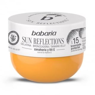 Gelatina Bronceadora Spf15 Zanahoria Y Vitamina E Sun Reflections Babaria 300 Ml.