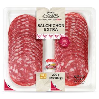 Salchichón Extra Nuestra Alacena De Dia Bandeja 2 X 100 G